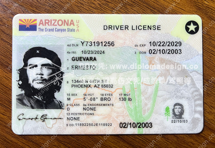 亚利桑那州驾照