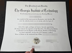 佐治亚理工学院文凭-1