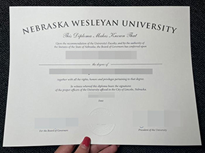 内布拉斯加卫斯理大学文凭-1