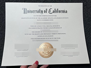 加利福尼亚大学洛杉矶分校文凭-1