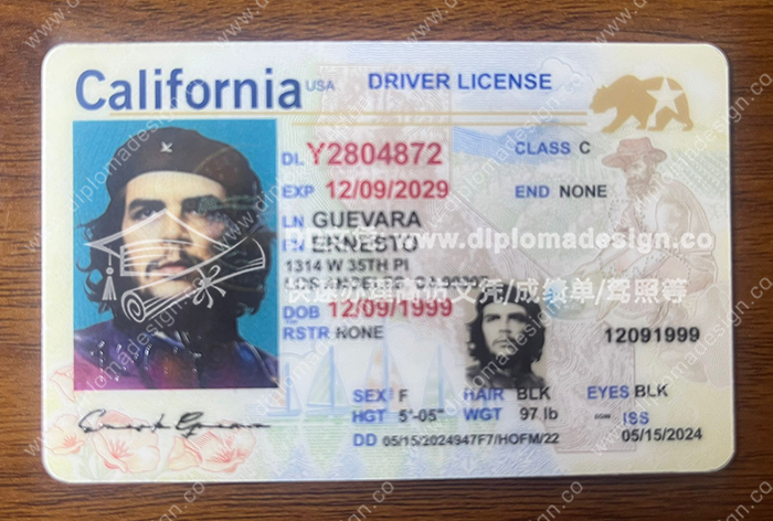 加利福尼亚州驾照