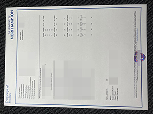 北安普顿大学成绩单-1