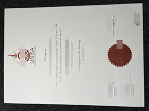 南非大学毕业证-1