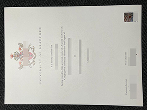 布拉德福德大学毕业证-1