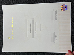 布莱顿大学文凭-1