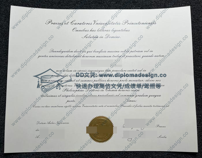 普林斯顿大学文凭