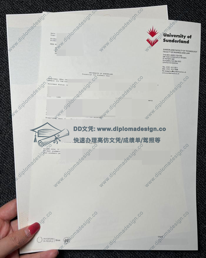 桑德兰大学成绩单