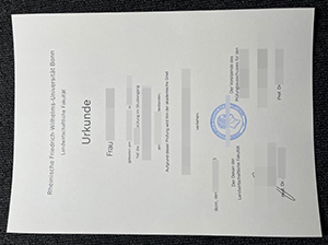 波恩大学毕业证-1