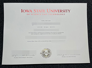 爱荷华州立大学文凭-1