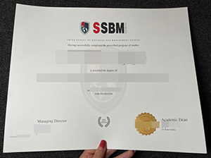 瑞士工商管理学院文凭-1