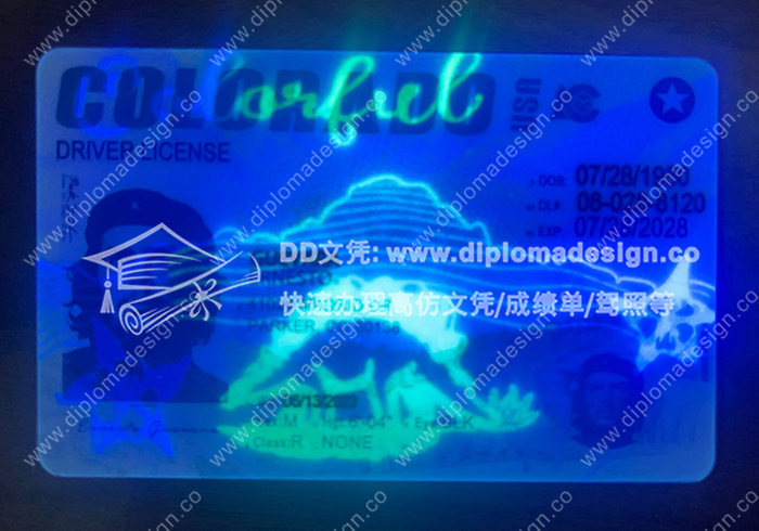 科罗拉多州驾照正面