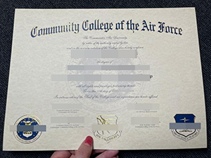 空军社区学院文凭-1