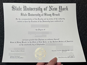 纽约州立大学石溪分校文凭-1