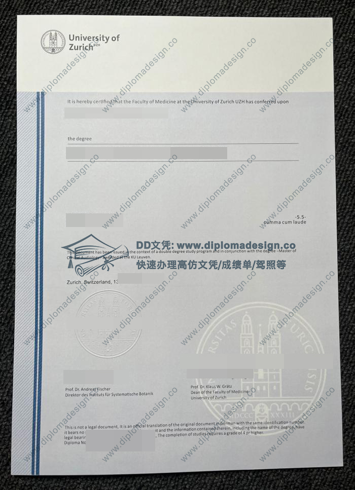 苏黎世大学文凭