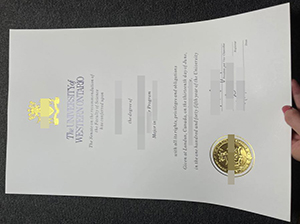 西安大略大学毕业证-1