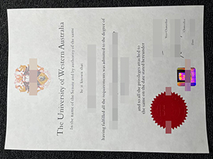 西澳大学毕业证-1
