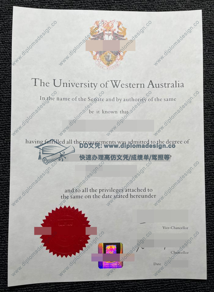 西澳大学毕业证