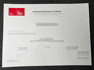 里昂商学院毕业证-1
