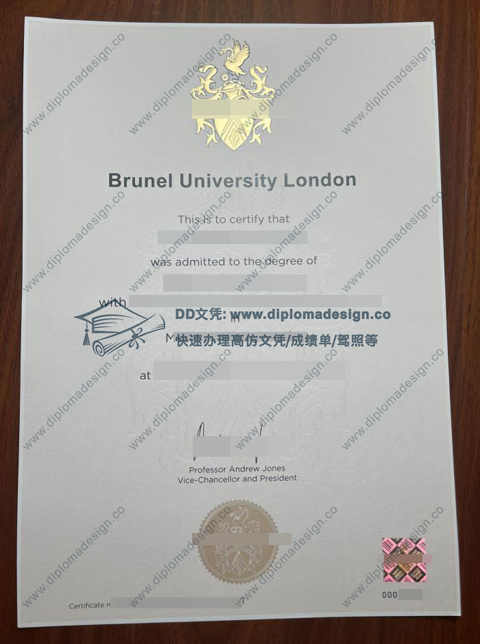伦敦布鲁内尔大学毕业证