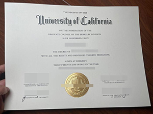加州大学伯克利分校毕业证-1