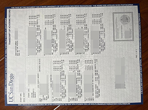 加州大学圣地亚哥分校成绩单-1