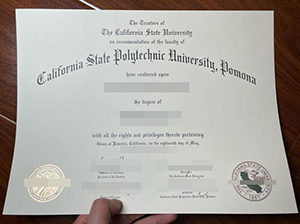 加州州立理工大学波莫纳分校文凭-1