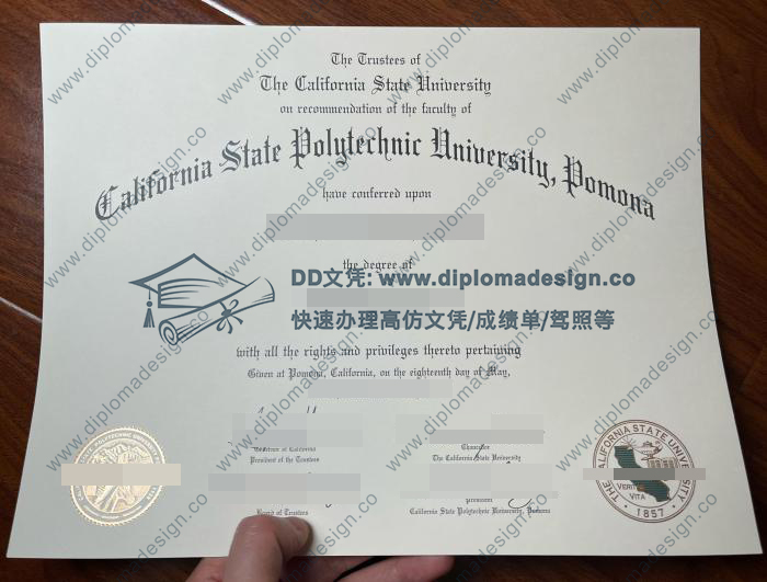 加州州立理工大学波莫纳分校文凭