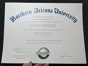 北亚利桑那大学毕业证-1