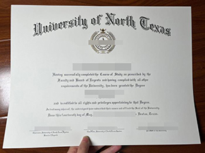 北德克萨斯大学文凭-1