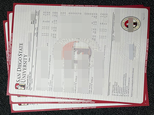 圣地亚哥州立大学成绩单-1