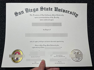 圣地亚哥州立大学文凭-1