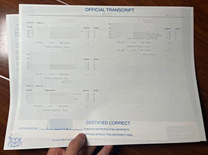 多伦多都会大学成绩单-1