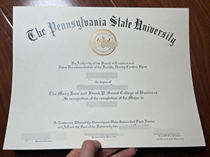 宾夕法尼亚州立大学文凭-1