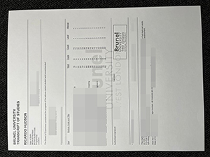 布鲁内尔大学成绩单-1