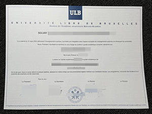布鲁塞尔自由大学文凭-1