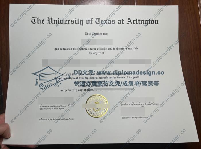德州大学阿灵顿分校毕业证