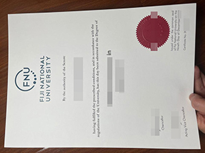 斐济国立大学文凭-1