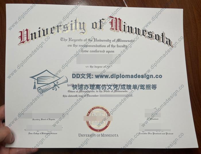 明尼苏达大学文凭