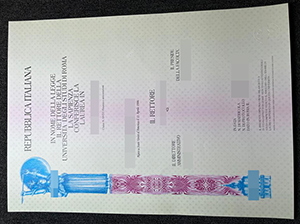 罗马第一大学文凭-1