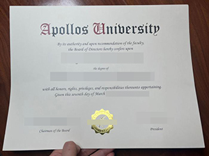 阿波罗大学毕业证-1