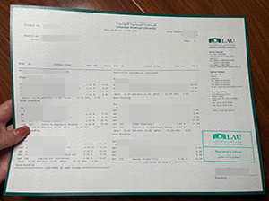 黎巴嫩美国大学成绩单-1