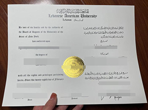 黎巴嫩美国大学文凭-1