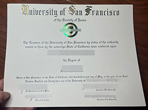 旧金山大学毕业证-1