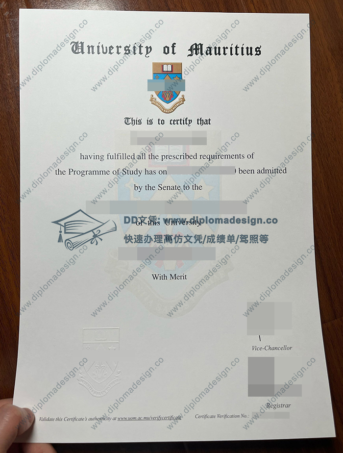 毛里求斯大学毕业证