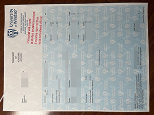 温莎大学成绩单-1