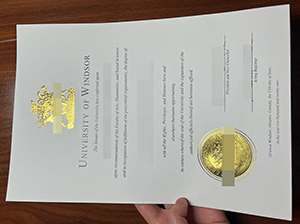 温莎大学毕业证-1