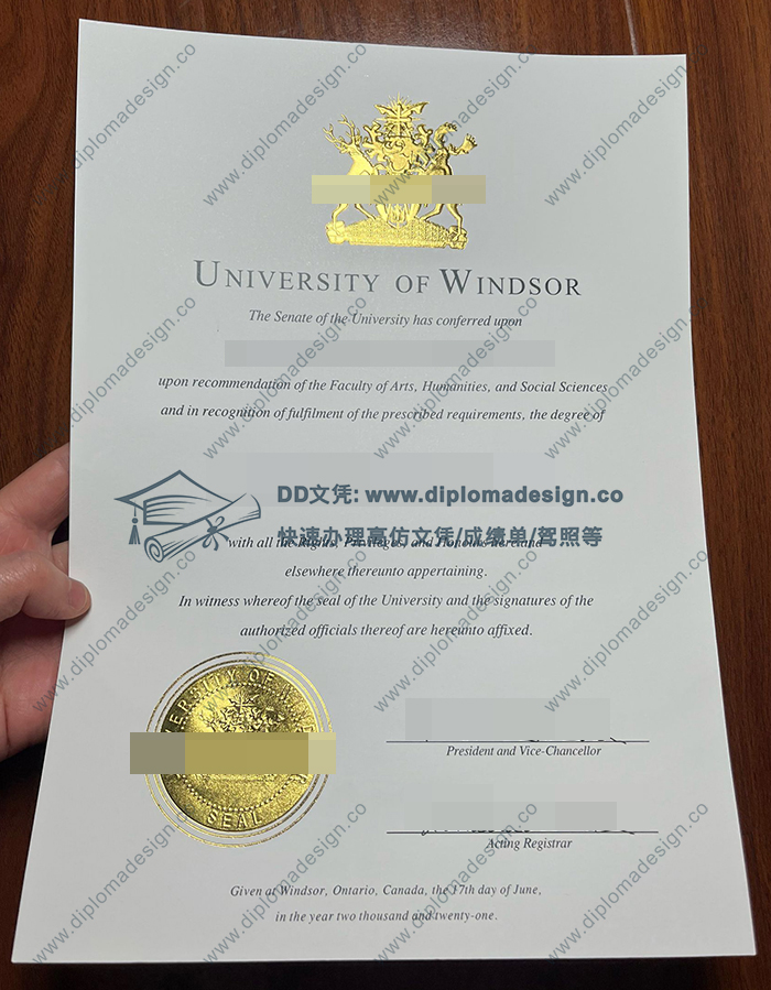 温莎大学毕业证