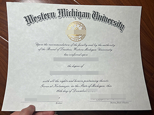 西密歇根大学毕业证-1