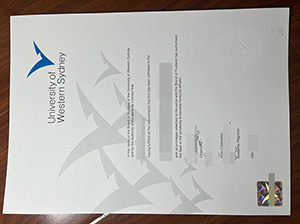 西悉尼大学毕业证-1