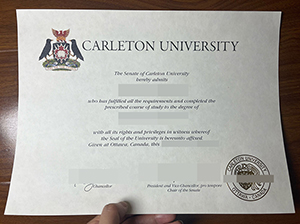 卡尔顿大学毕业证-1